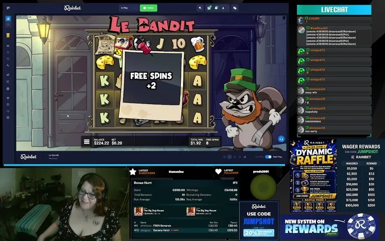 LOCK IN FOR SLOT TOURNEY! CODE JUMPSHOT! !RAINBET !DISCORD