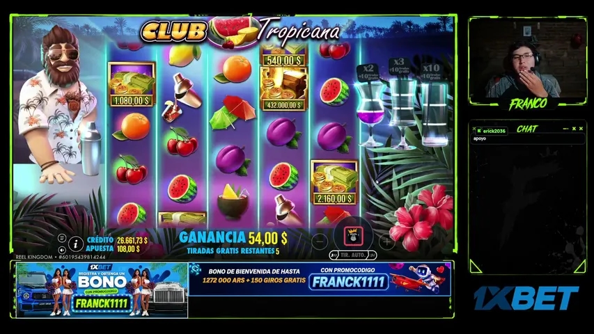🎰 ¡SORTEO $50 RAW 1xBet! 💸 Slots, bonos, grandes ganancias y el chat más picante 🚀 | Usá el código FRANCK1111